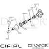Cifial 32217BS.U Brookhaven Lever 3 4 Inch Wall Stop Valve Dimensions